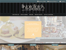 Tablet Screenshot of historichotelsoflakegeneva.com